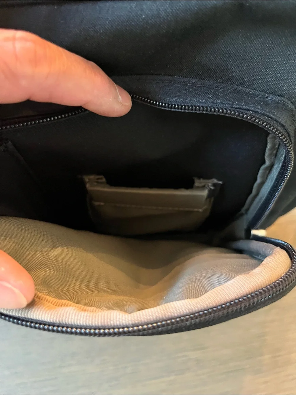 Vintage Lacoste Black Crossbody Messenger Bag